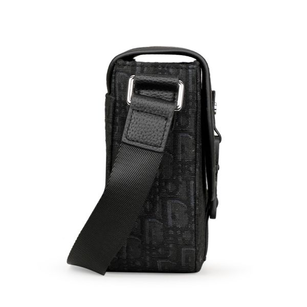 Сумка Dior Saddle Messenger чоловіча Black