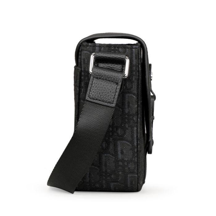 Сумка Dior Saddle Messenger чоловіча Black