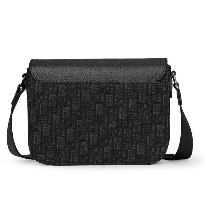 Сумка Dior Saddle Messenger чоловіча Black
