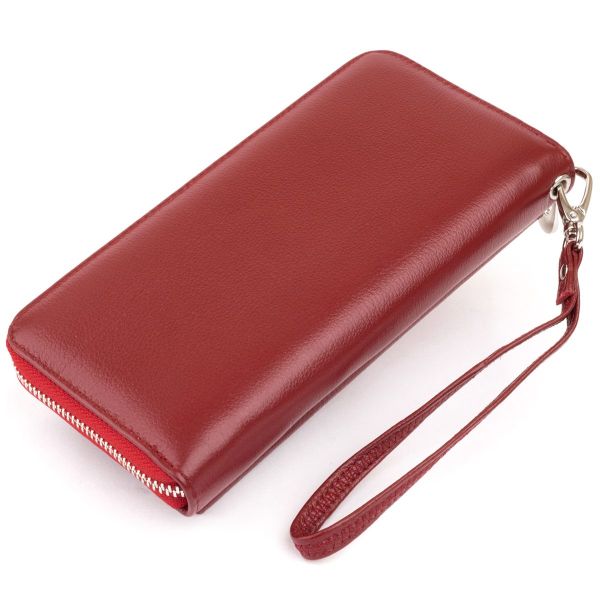 Кошелек кожаный женский ST Leather 19293 Бордовый
