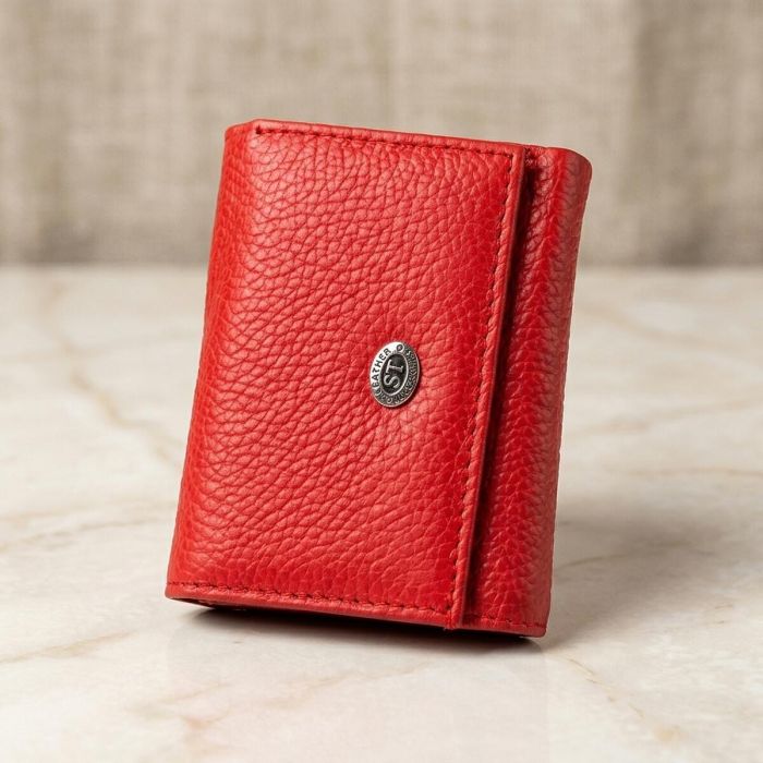 Кошелек ST Leather 18323 (ST440) очень удобный женский Красный