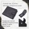 Интересный бумажник с блоком под документы из натуральной кожи ST Leather 22480 Черный