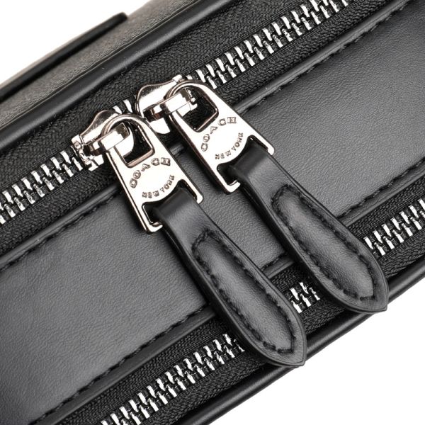 Сумка Coach Charter Slim Crossbody Black/Grey чоловіча