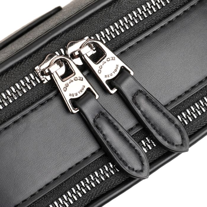Сумка Coach Charter Slim Crossbody Black/Grey чоловіча