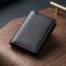 Женский кошелек с монетницей и блоком для пропусков из натуральной кожи ST Leather 22713 Черный