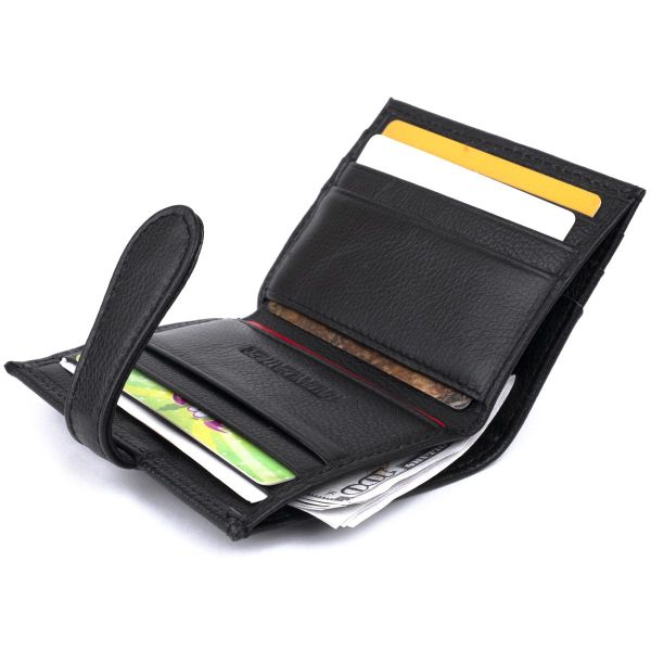 Кошелек-визитница ST Leather 19208 Черный