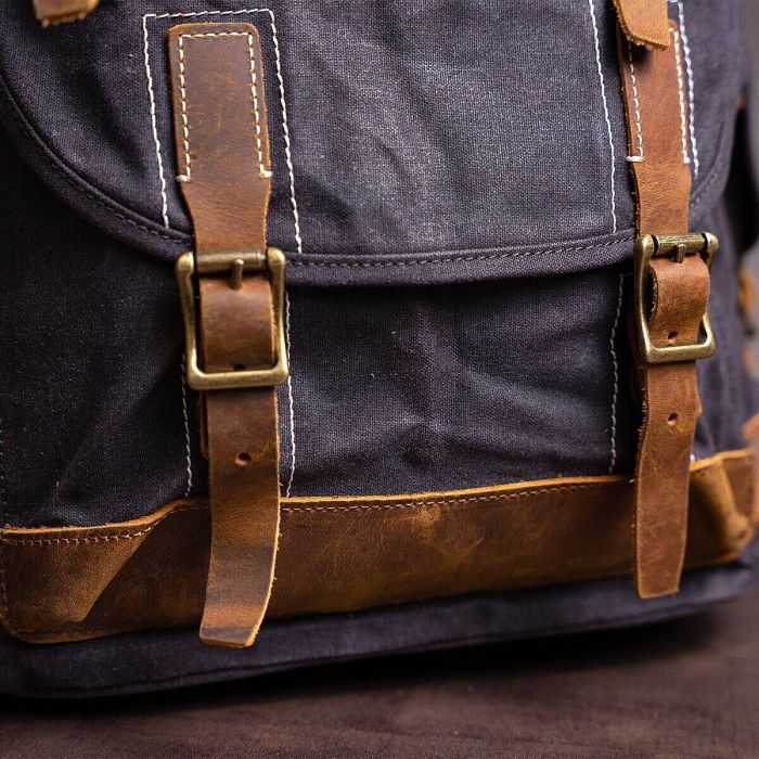 Походный рюкзак canvas Vintage 20110 Серый