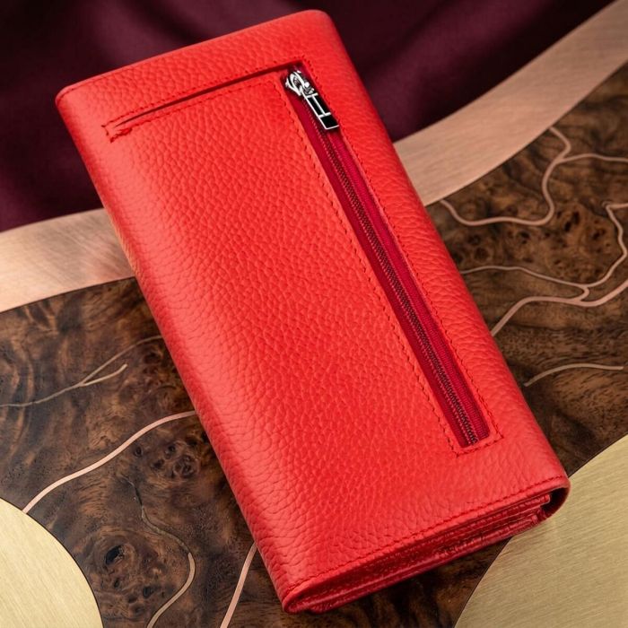 Чудесный женский кошелек ST Leather 18858 Красный