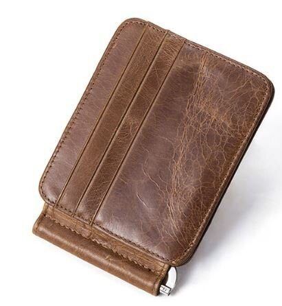 Зажим для купюр Vintage 14929 Коричневый