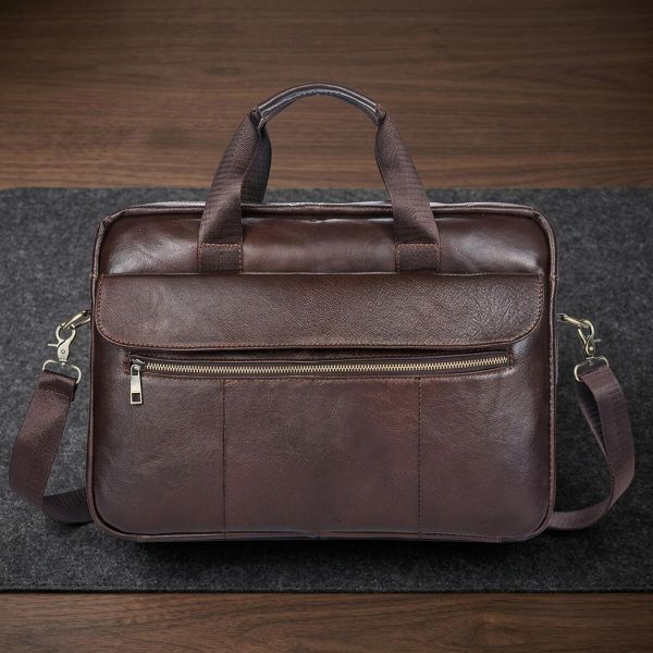 Сумка чоловіча під ноутбук Vintage 14751 Коричнева
