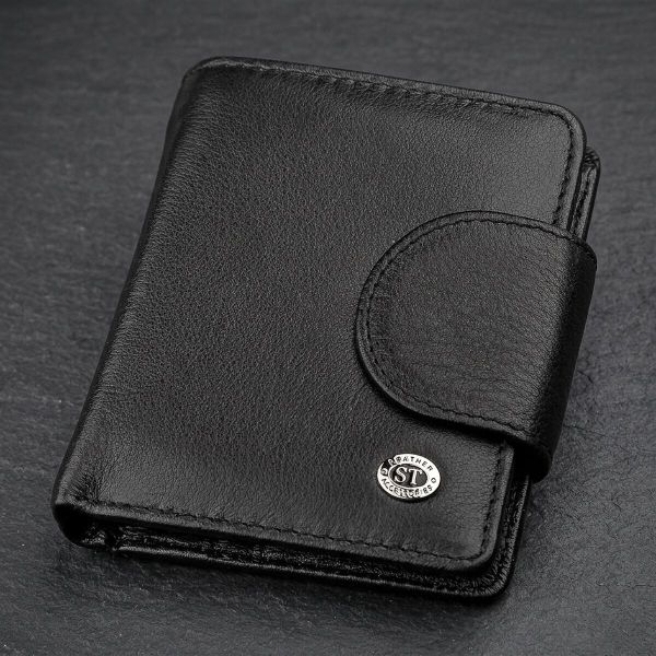Кошелек женский ST Leather 18497 (ST415) кожаный Черный