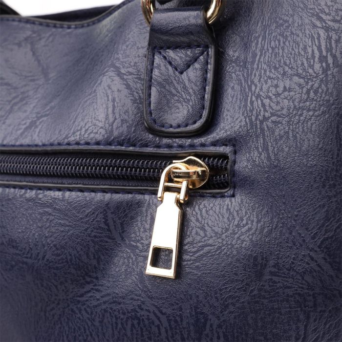 Деловая женская сумка из экокожи Vintage sale_15132 Синий