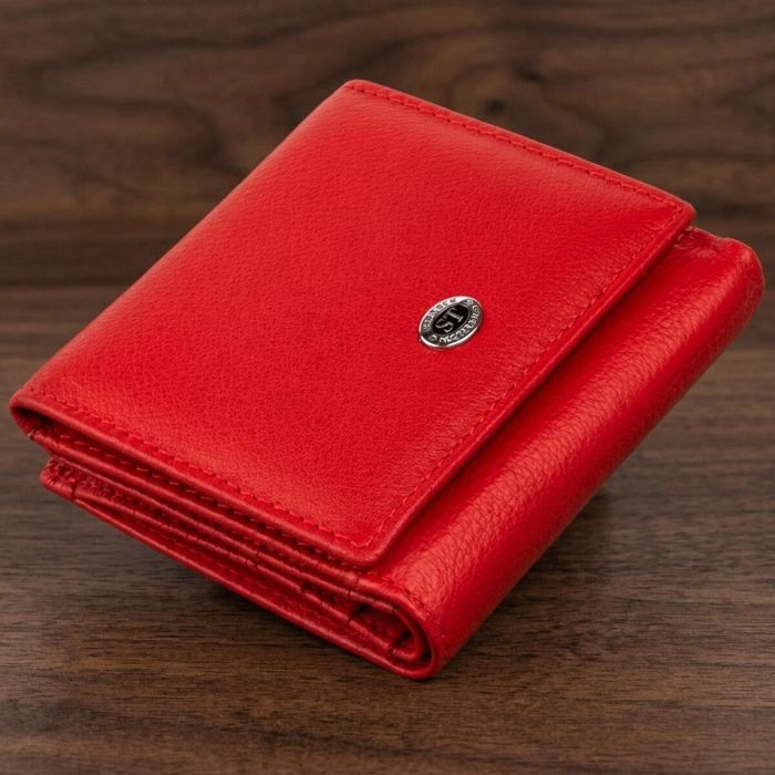 Компактный кошелек женский ST Leather 19259 Красный