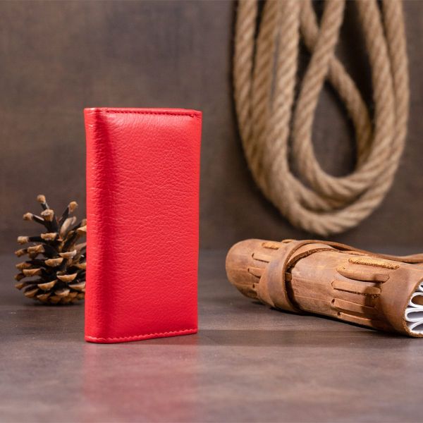 Ключница-кошелек женская ST Leather 19222 Красная