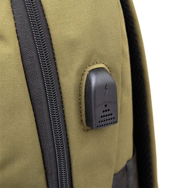 Рюкзак текстильный smart унисекс Vintage 20623 Оливковый
