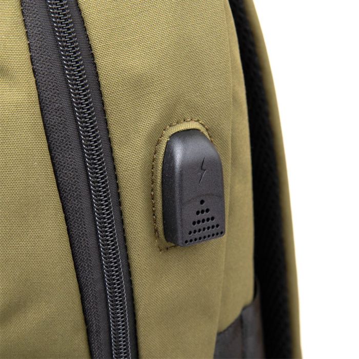 Рюкзак текстильный smart унисекс Vintage 20623 Оливковый