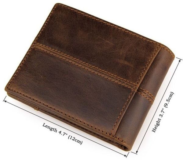 Кошелек мужской Vintage 14225 Коричневый