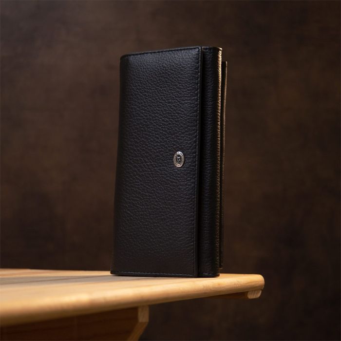 Добротный женский кошелек ST Leather 19375 Черный