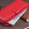 Женский кожаный кошелек для карт и купюр ST Leather 19306 Красный