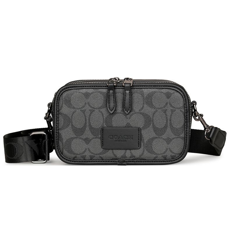 Сумка Coach Charter Slim Crossbody Black/Grey чоловіча