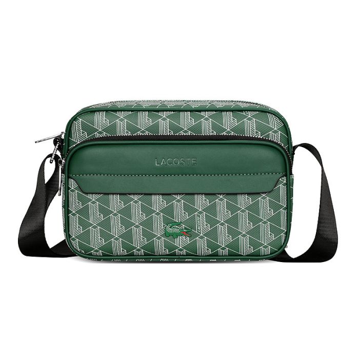 Сумка Lacoste The Blend Monogram чоловіча Green