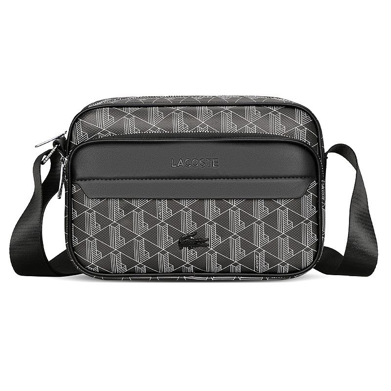 Сумка Lacoste The Blend Monogram чоловіча Black