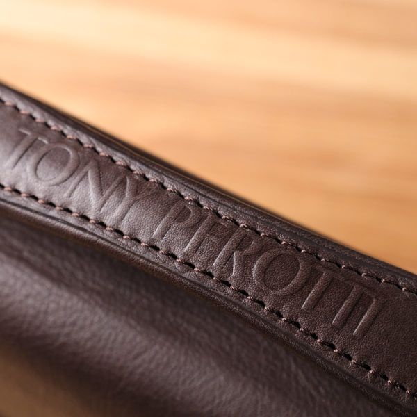 Стильная мужская сумка для ноутбука из натуральной кожи Tony Perotti 20903_1 (9514 moro) Коричневый
