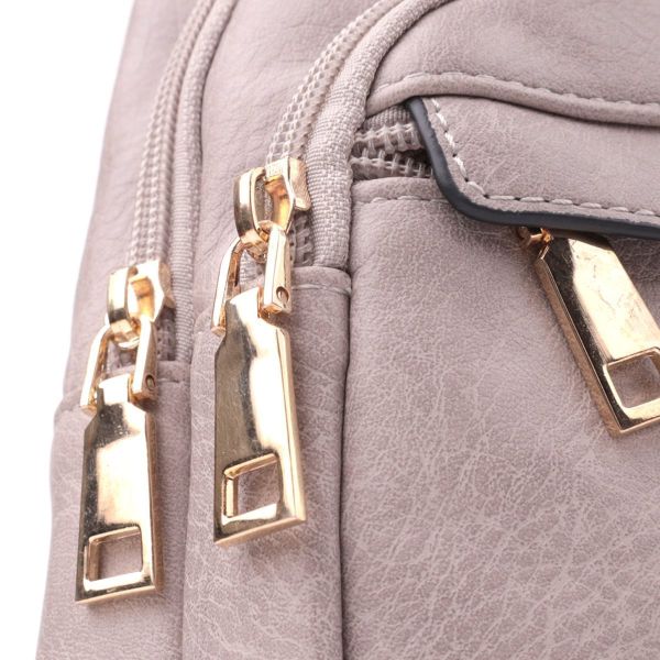 Стильная женская сумка через плечо из экокожи Vintage sale_15119 Бежевый