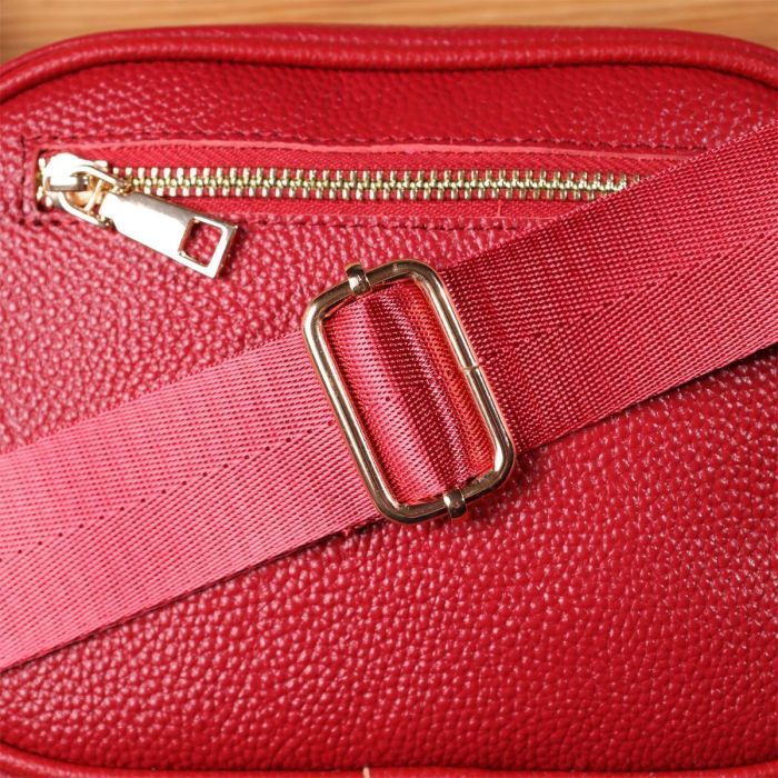 Женская сумка на каждый день из натуральной кожи Vintage 22903 Красный