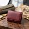 Шкіряний цікавий гаманець для жінок ST Leather 22507 Бордовий