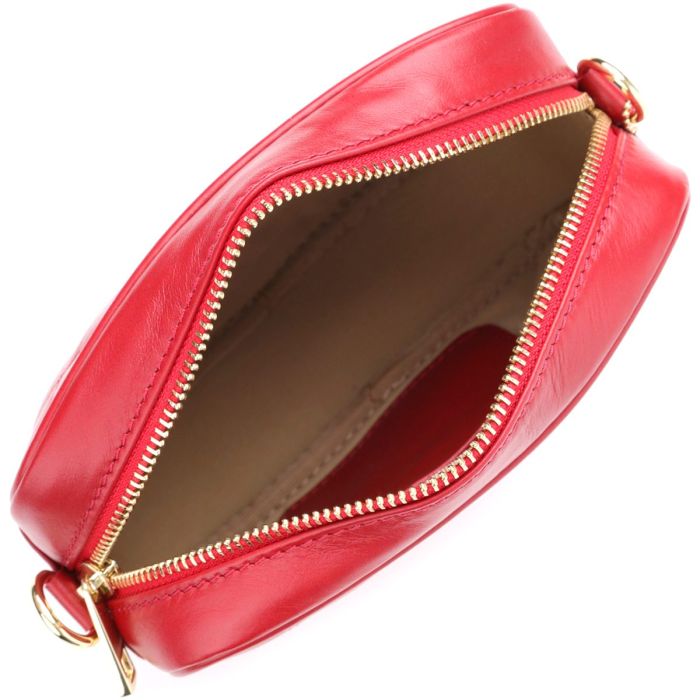 Сумка в ромбы из натуральной кожи Tony Perotti 20838_1 (CA006-01DR dk red) Красный
