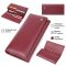 Практичный кошелек для женщин из натуральной кожи ST Leather 23098 Бордовый