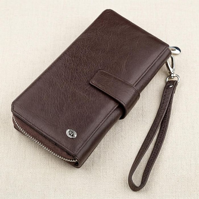 Кошелек женский ST Leather 18457 (SТ228) из натуральной кожи Коричневый