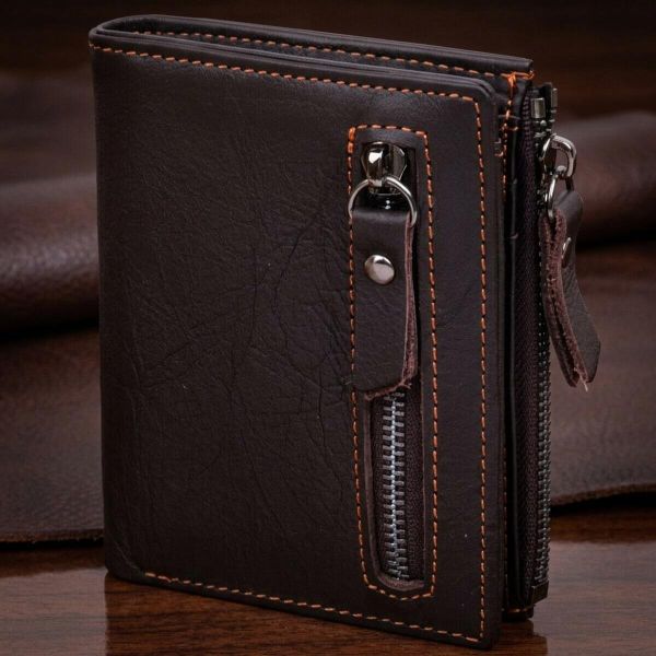 Кошелек мужской Vintage 14687 Коричневый