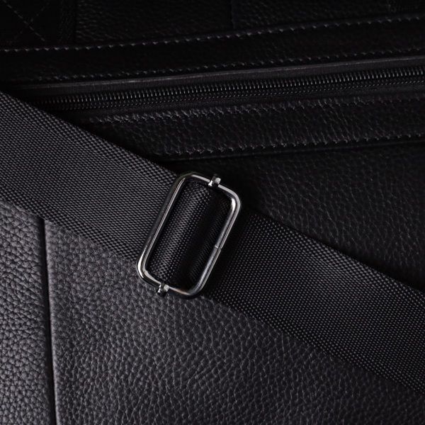 Деловой портфель для мужчин из натуральной кожи Vintage 23039 Черный