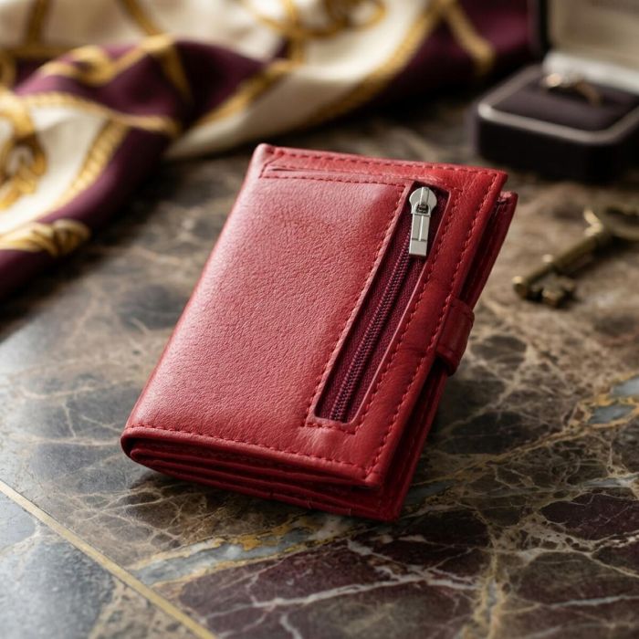 Гаманець-візитниця ST Leather 19211 Червоний