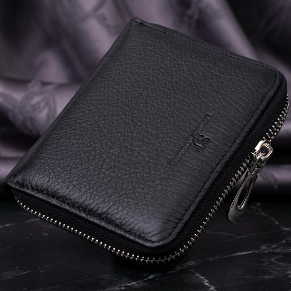 Женский отменный кошелек из натуральной кожи ST Leather 22449 Черный