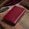 Визитница-книжка ST Leather 19218 Бордовая