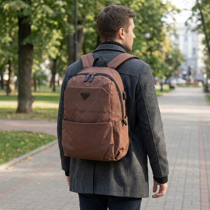 Рюкзак smart унисекс Vintage 20626 Коричневый