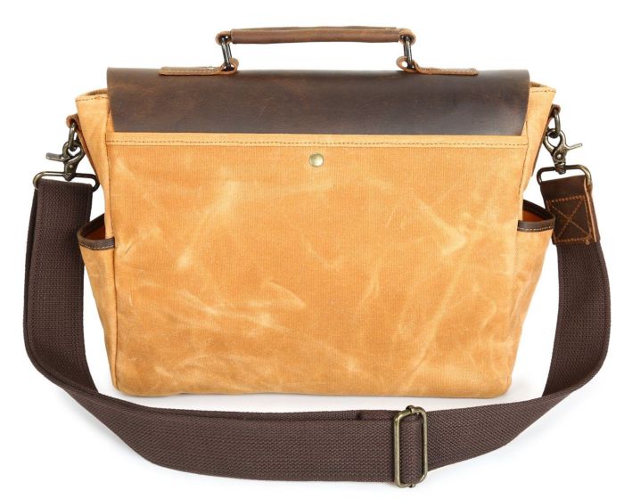 Деловой портфель в сочетании с кожей Vintage 20120 Рыжий