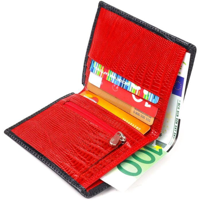 Мужское портмоне из натуральной фактурной кожи CANPELLINI 21501 Черное