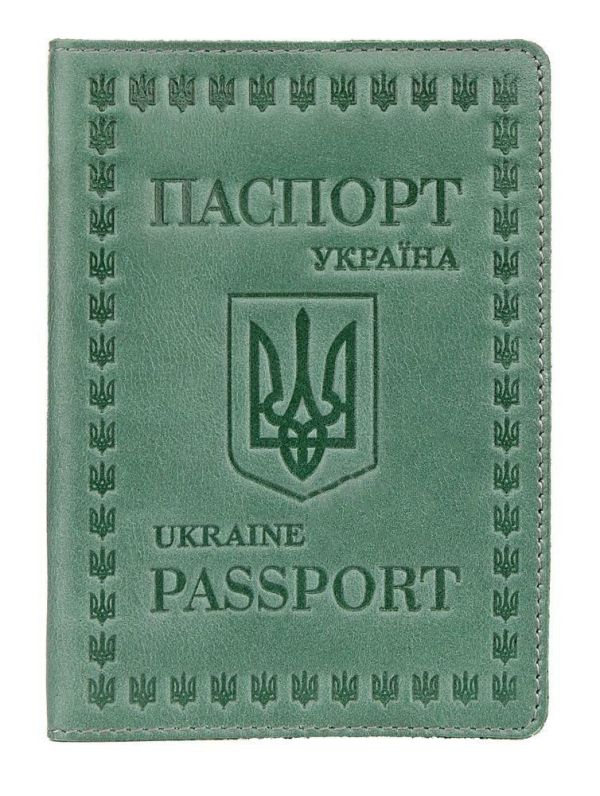 Добротная обложка для паспорта из натуральной кожи SHVIGEL 16134