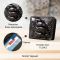 Портмоне CROCODILE LEATHER 18004 из натуральной кожи крокодила Черное