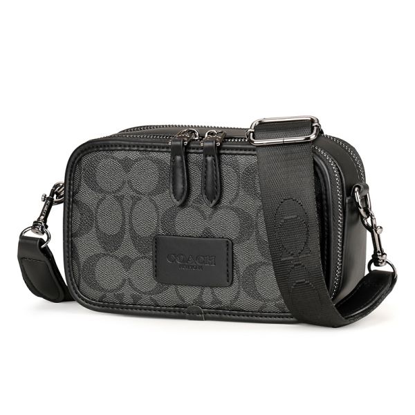 Сумка Coach Charter Slim Crossbody Black/Grey чоловіча