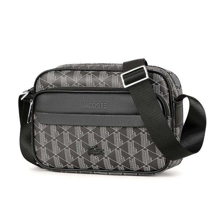 Сумка Lacoste The Blend Monogram чоловіча Black