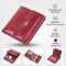 Фактурный женский кошелек из натуральной кожи ST Leather 22705 Красный