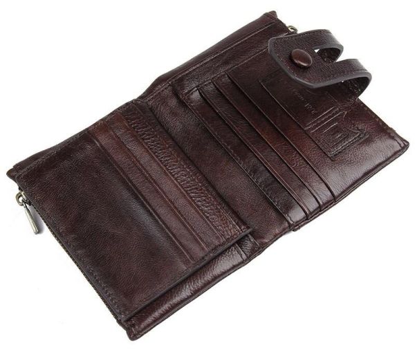 Кошелек Vintage 14602 кожаный Коричневый