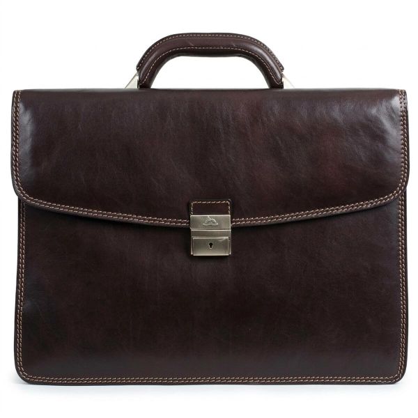 Чоловічий діловий портфель Tony Perotti 8009/42 moro (90378) Коричневий