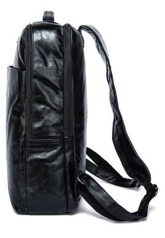 Рюкзак кожаный под ноутбук Vintage 14845 Черный