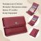 Кожаный женский кошелек с монетницей ST Leather 19480 Бордовый
